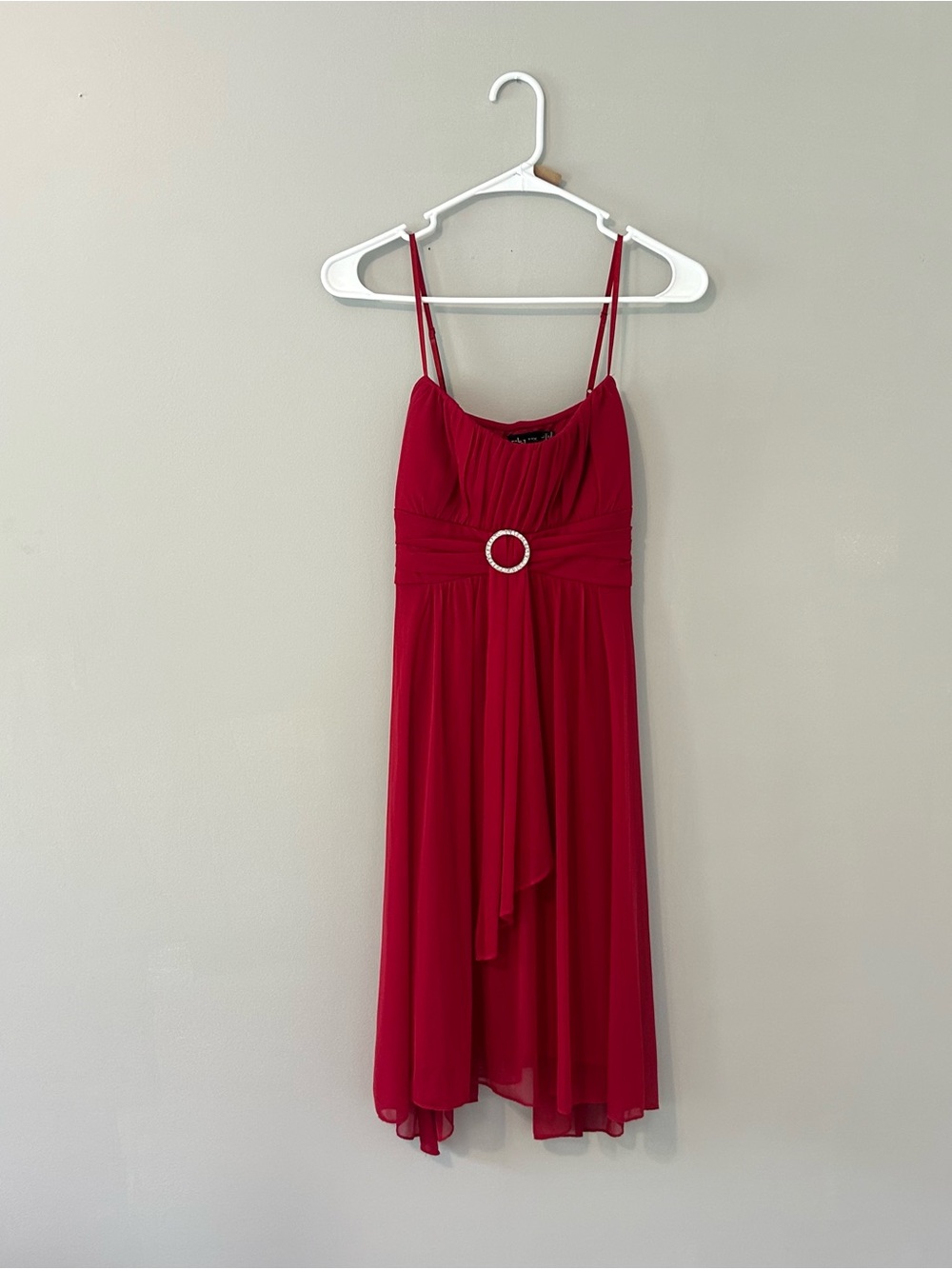 red ruby rox tie back dress